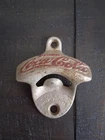 Vintage Coca-Cola STARR "X" Wall Mount Bottle Cap Opener Brown Co USA Made Coke