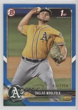 2018 Bowman Draft Blue 35/150 Dallas Woolfolk #BD-127 08y1