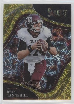 2022 Panini Select Draft Picks Field Level Gold Lazer Prizm Ryan Tannehill 1ut
