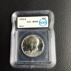 1976 S 50C Bicentennial Kennedy 40% Silver Half Dollar ICG MS68 Uncirculated Co