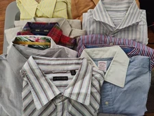 Men's Mixed Size and Brands Resell Lot of Casual Business Button Up Shirts (35)