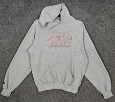 Vintage Jansport Ohio State Buckeyes Hoodie Size XL Football Sweatshirt OSU 90s