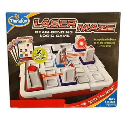 Thinkfun LASER MAZE Beam Bending Logic Board Game 2012 STEM COMPLETE Tested