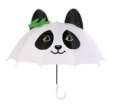 White Panda Umbrella With Fun Pop-Out Ears and Size