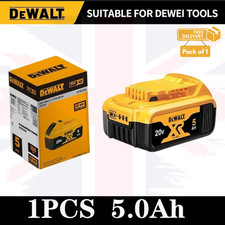 DeWalt DCB205 5.0Ah XR MAX Li-Ion Battery Replacement for 18V/20V Tools- LED ...