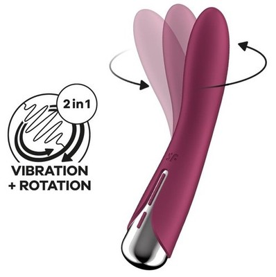 Satisfyer Point G Spinning Vibe 1 G-Punkt Vibrator Pink 11 cm ø 3 cm