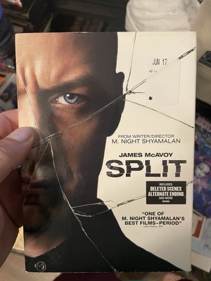 Split 2016 DVD James McAvoy by M. Night Shyamalan Unbreakable Trilogy Part 2