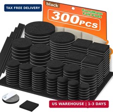 Felt Furniture Pads 300 Pieces, Furniture Pads for Hardwood Floors, Felt Pads fo