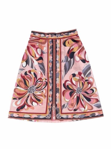 Emilio Pucci, Vintage 1960’s Emilio Pucci Printed Midi Skirt, xs fit