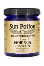 Sun Potion Moringa Leaf Powder - 90 Gram Jar