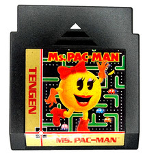 Ms. Pac-Man NES Nintendo Tengen Black Cart - Tested - Guaranteed to Work!!!