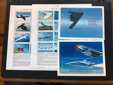 ICOLLECTZONE US Palau 403-406 Aviation 4 shhets XF NH (A500a)