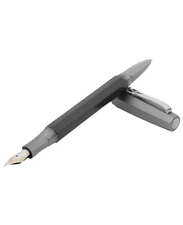 Montegrappa Techno Titanium Clip 18K Gold Nib Carbon Fiber Fountain 24910-SD