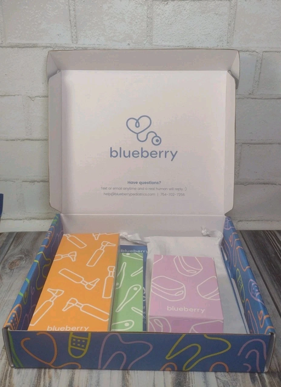 Blueberry Pediatric Medical Kit - Otoscope, Pulse Oximeter, Thermometer Open box
Opens in a new wind