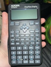 Image of Aurora AX-595TV Scientific Calculator Black 254 Functions True View Display