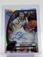 BOOGIE FLAND 2024-25 BOWMAN UNIVERSITY CHROME 1ST REFRACTOR AUTO Q3517
