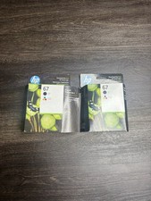 HP 67 Black  Tri-Color Ink Cartridges Combo Pack New OEM JUN JULY 2026