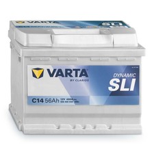 VARTA C14 Autobatterie, 56Ah 12V 480A, Dynamic SLI, 556400048