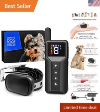 Adjustable Waterproof Dog Shock Collar with 1000 Ft Remote for Small Breeds