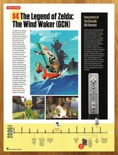 2009 Zelda The Wind Waker Nintendo Gamecube Print Ad/Poster Video Game Promo Art