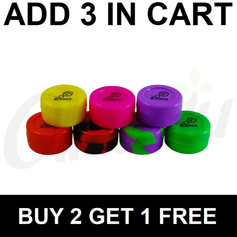 Bounce! Silicone Large Round Tub Storage Random Colour Delivery Container Rubber