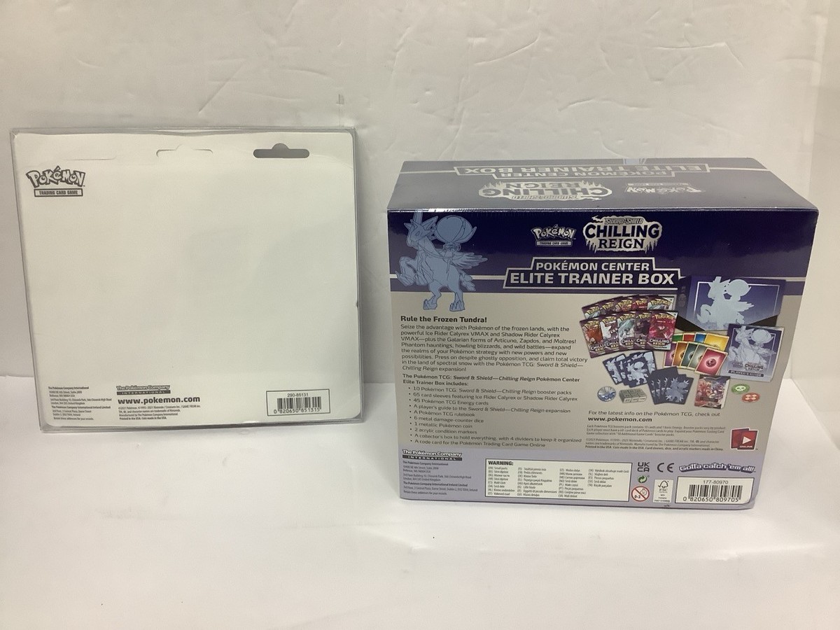 chilling reign booster box pokemon center Sword & Shield Pack Chilling Reign takes Pokmon TCG players to The Crown Tundra Pokemon Center Chilling Reign Ice