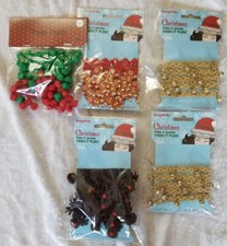 Vintage Simplicity Christmas Trim Pom Reindeer