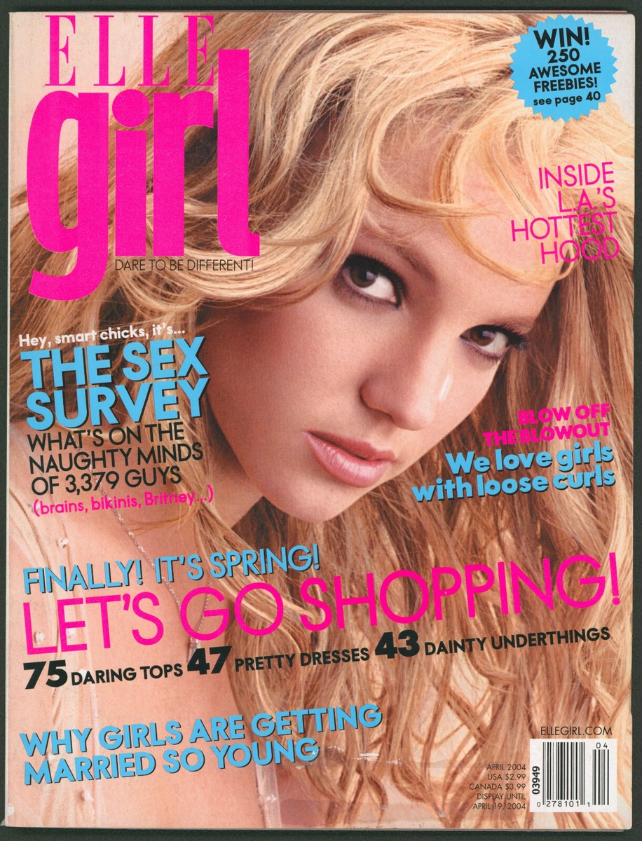 ELLE Girl Magazine April 2004 Britney Spears Cover