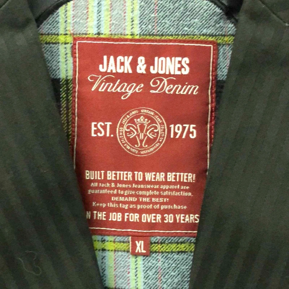 Jack & Jones Vintage Jeans Chaqueta Blazer Rayas Hombre Talla XL Foto 4 de 4