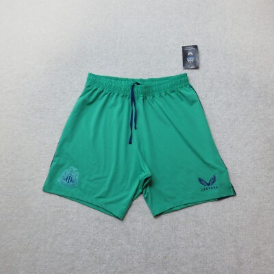 Castore Newcastle United Shorts Mens Medium Green Football Goalkeeper Pro NWT