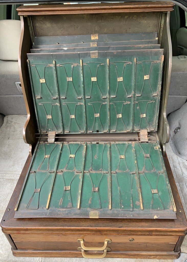 アンティーク雑貨 Vintage McCaskey Register Receipt Holder Mccaskey Receipt Holder Storage Vintage Collectible Office
