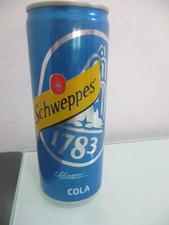 Schweppes  Cola, Israel : a 250 ml  empty  can,  2023.