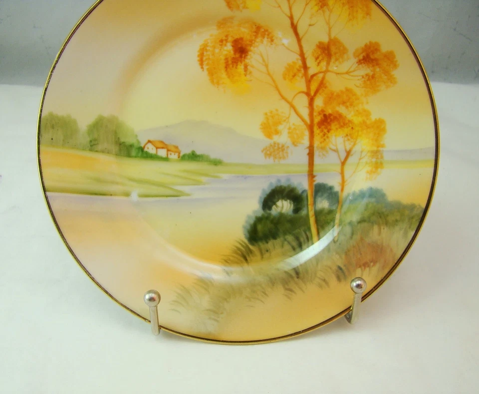 Noritake Morimura SCENIC (TREE IN THE MEADOW variation) Bread & Butter Plate(s) - Image 3 of 4