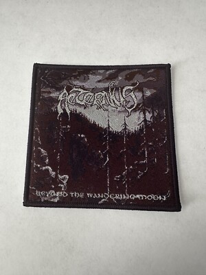 AETERNUS, BEYOND THE WANDERING MOON, METALLIC THREAD, 4X4 INCHES, WOVEN PATCH