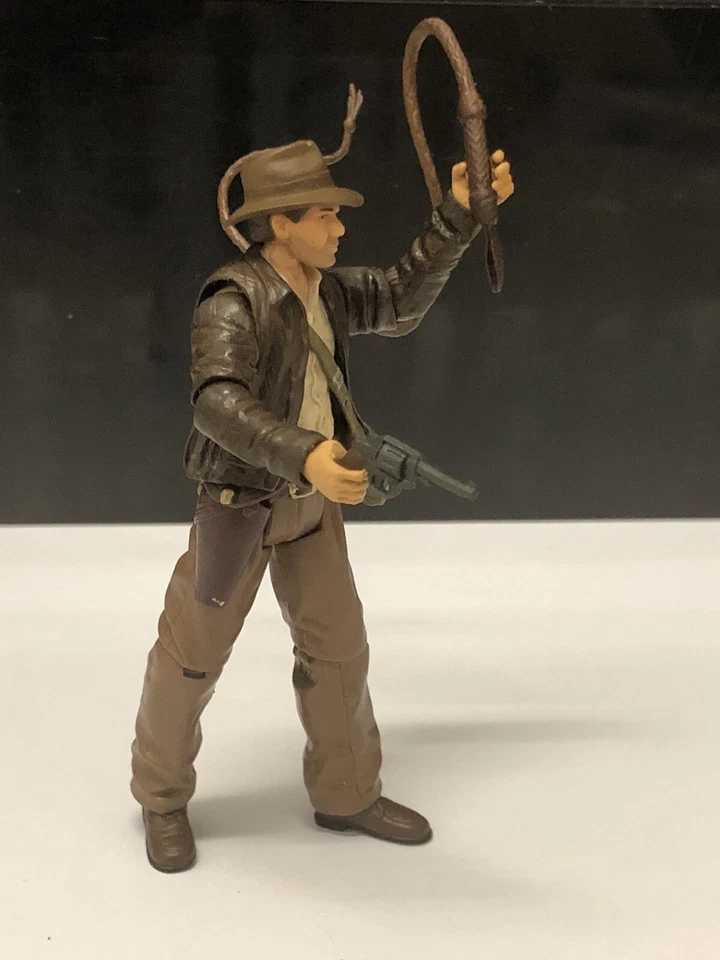 孩之宝印第安纳琼斯可动人偶 1/18 3.75 英寸比例鞭子 INDY Raiders 2007 完好 — 第 2/4 张图片