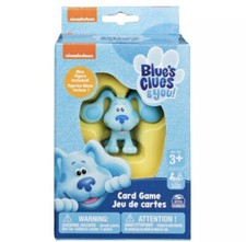Nickelodeon Blue's Clues Card Game W/Figure, for Families and Kids Ages 3 and Up