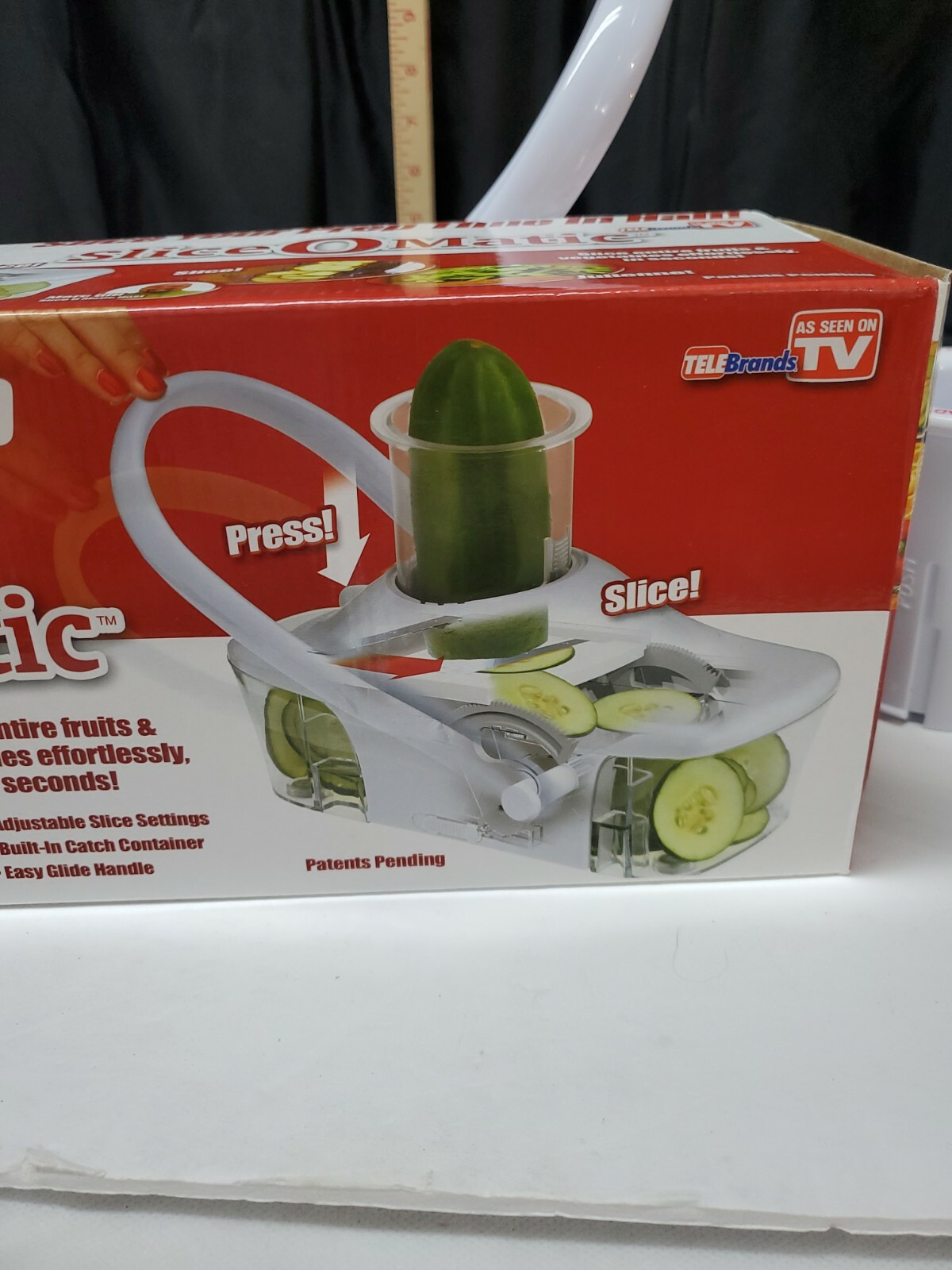 Slice O Matic Telebrands Chop Dice Slice Fruit Vegetable Food Multi Slicer eBay