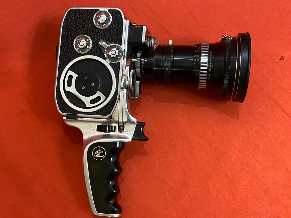 CÁMARA DE CINE BOLEX PAILLARD SCHNEIDER KREUZNACH ÓPTICA HECHA EN SUIZA FUNCIONANDO Foto 3 de 4