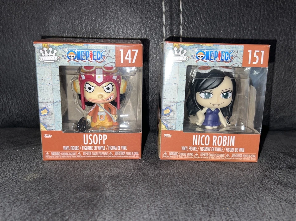 批量 Funko Mini 147 USOPP 乙烯基人偶海盗-151 Nico Robin & Display — 第 3/4 张图片