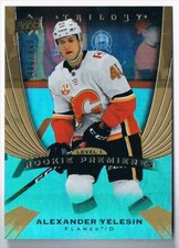 2020-21 TRILOGY ROOKIE PREMIERES LEVEL 1 ALEXANDER YELESIN 409/999 CALGARY