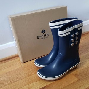 sperry rain boots tall