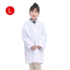 Kids Doctors White Lab Coat Scientist Childrens Fancy Dress Costume Girls Boys
