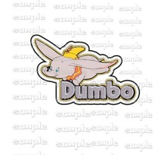 Disney Dumbo Ride nn Premade Scrapbook Page Paper Piece die cut