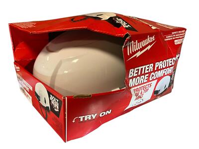 Milwaukee 48-73-1301 BOLT White Type 2 Class E Non-Vented Safety Helmet