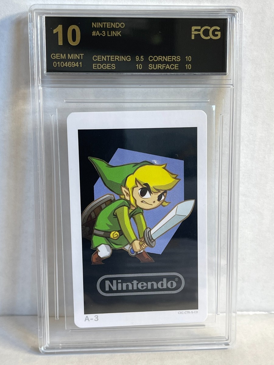Nintendo Trading Cards #A-3 - Link (Legend of Zelda) SUPER RARE