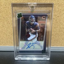 2021 Panini Clearly Donruss Rated Rookie Auto-Green 11/25 Justin Fields 🔥