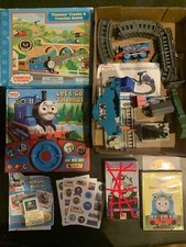 Thomas Friends Lot: Playset 2Trains DVD Tracks Game Matching Game Stickers Book