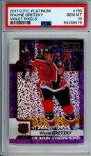 2017-18 O-Pee-Chee Platinum Wayne Gretzky 150 Violet Pixels 10 PSA All-Star POP9