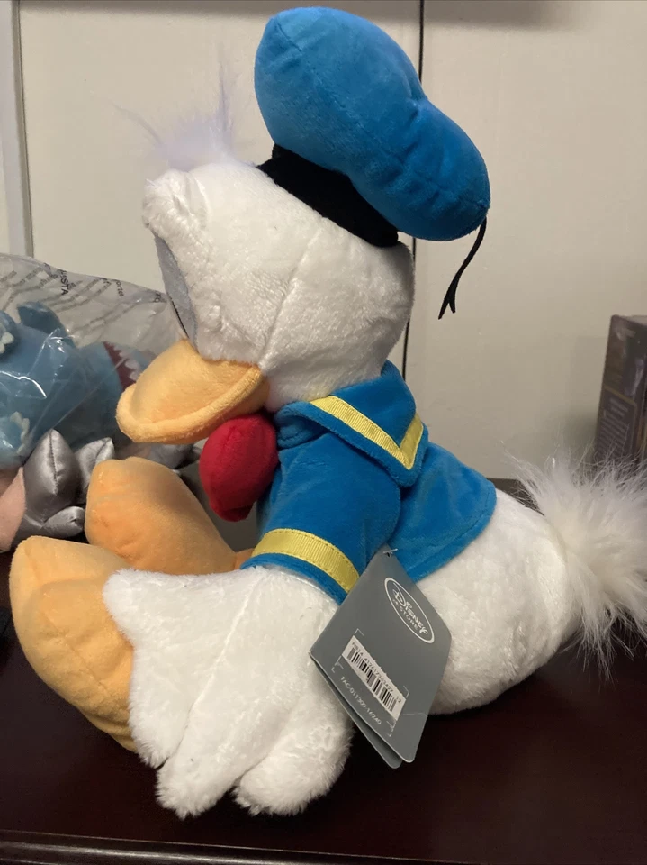 Juguete de peluche Pato Donald 14" Disney Store nuevo con etiquetas peluche limpio Foto 2 de 4