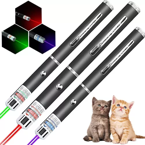 500 METR Laserpointer Grün Rot Reichweite EXTREM STARK / SEHR HELL 1mW Akku DE - Bild 2 von 22